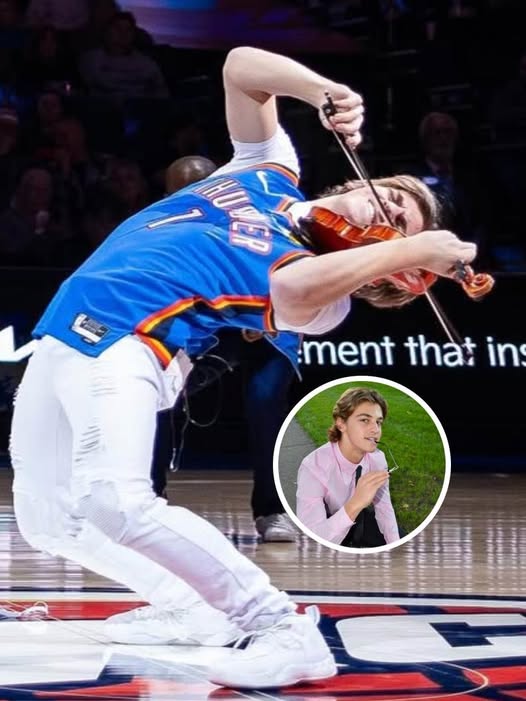 Shocked Cheers! 🎻 General Hospital Star Giovanni Mazza’s Halftime Violin Drop Leaves Laker Girls Frozen!