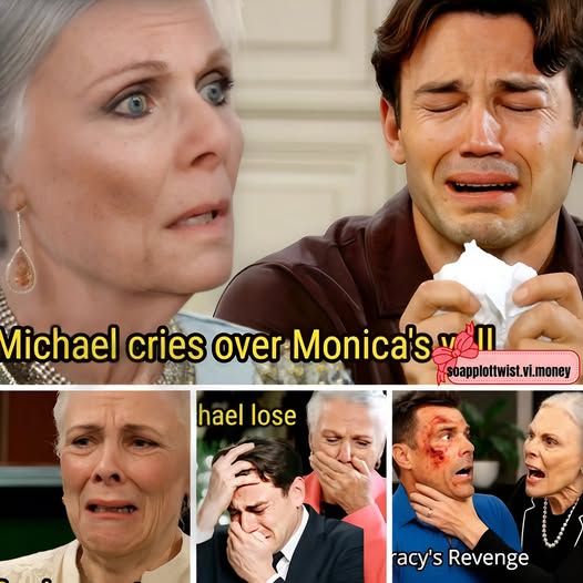 Michael confesses to meeting Monica before she died, Tracy is shocked by the truth GH Spoilers