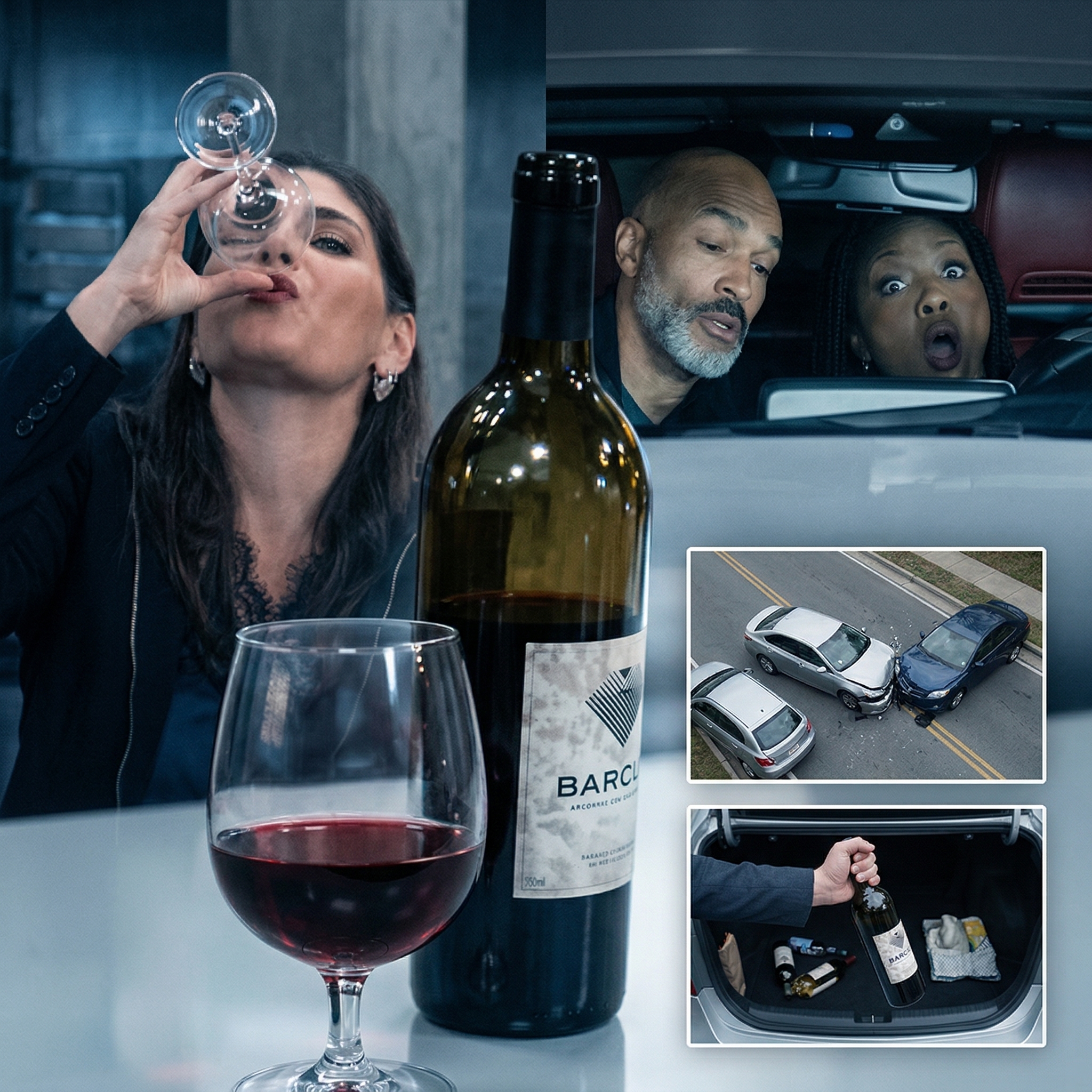 THE CAR CRASH WASN’T AN ACCIDENT… ONE GLASS OF WINE MAY HAVE TRIGGERED THE ENTIRE DISASTER