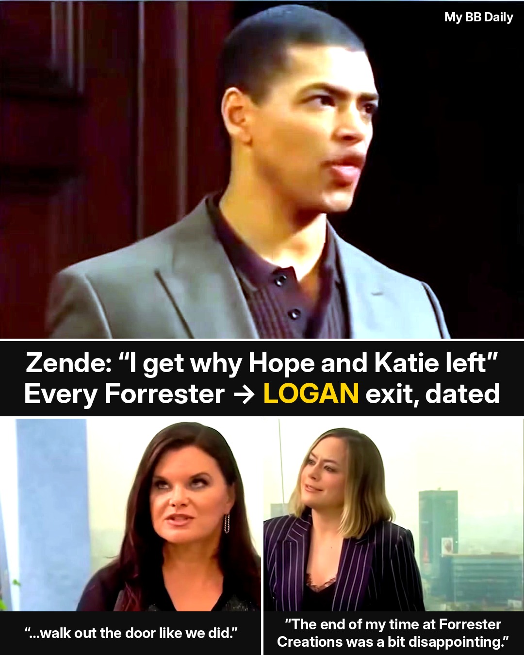 Bold and the Beautiful: Everyone Who Has Left Forrester for Logan — The Full List in Order, With Dates and the Exact Words They Used
