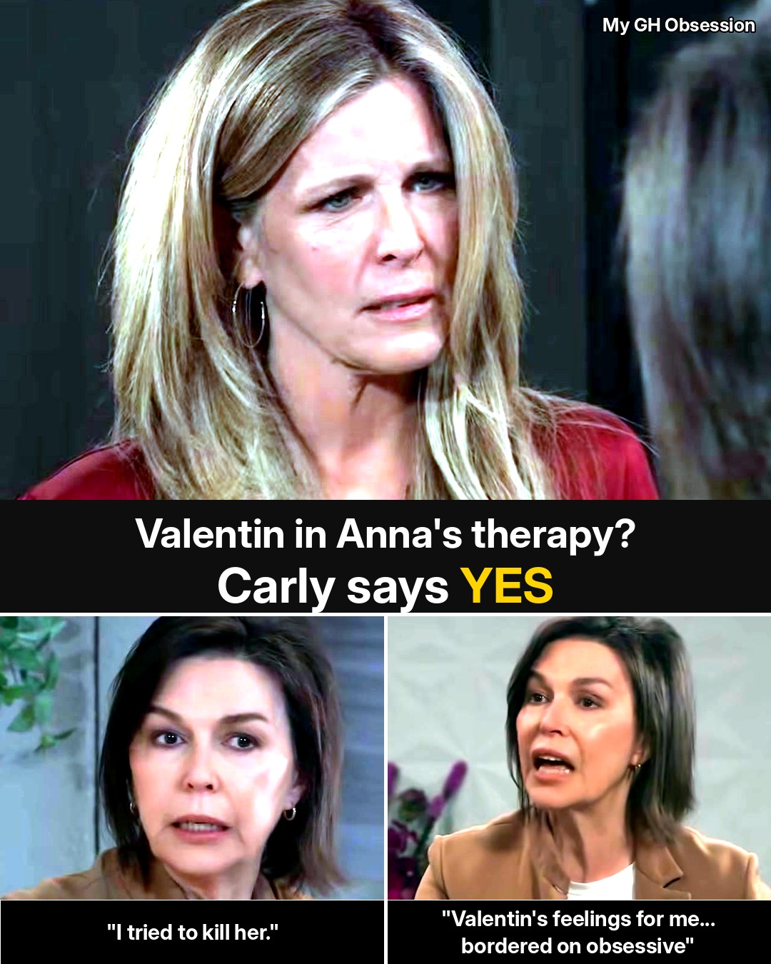 General Hospital: Carly Begs Anna to Mentor Joss — Then Pushes Valentin Into Anna’s Therapy