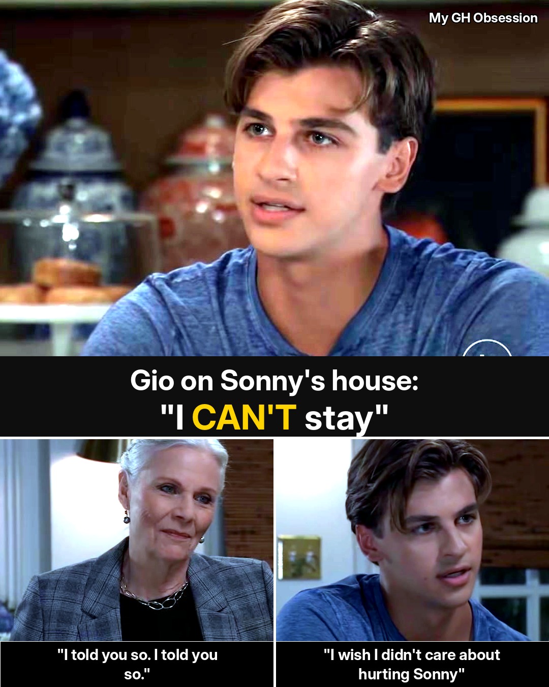 General Hospital: Gio Moves Out of Sonny’s House — and Finally Says Why