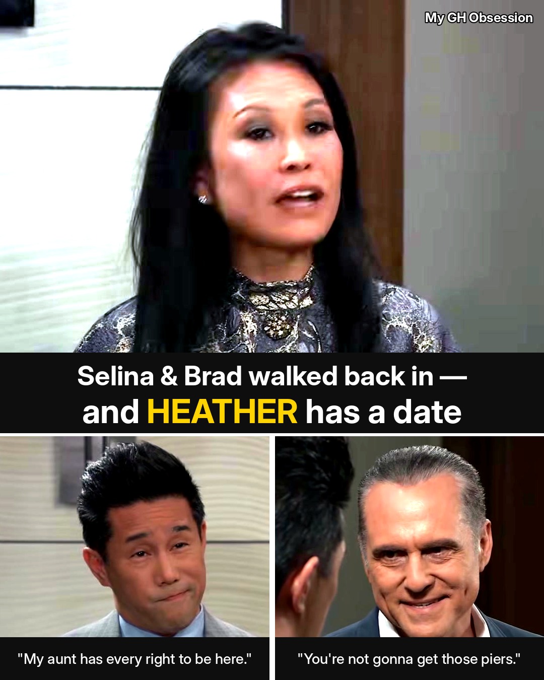 GH Returns: Selina Wu and Brad Are Back in Port Charles — and Heather Webber’s Return Date Is Set