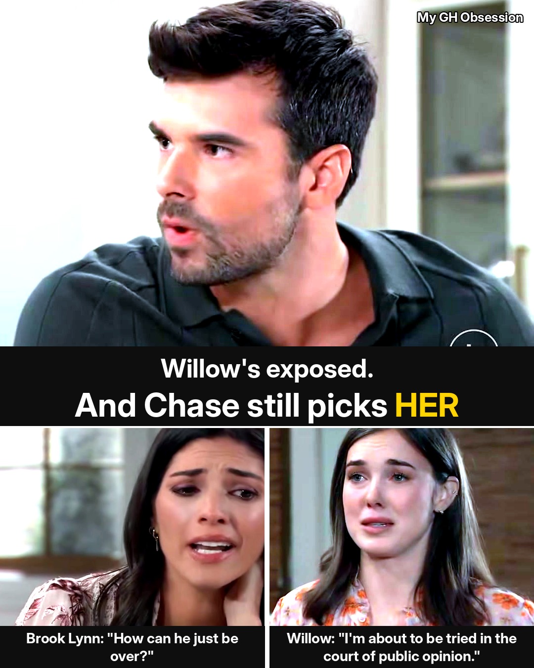 General Hospital: Willow Exposed by Lulu’s Article — Chase Blames the Quartermaines as Brook Lynn Breaks Down