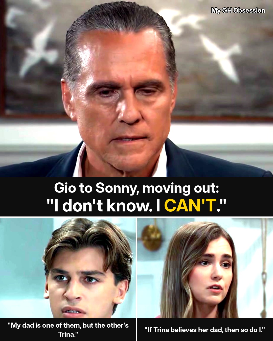 General Hospital: Gio Moves Out on Sonny — His Two Reasons, and Who’s Paying for the New Place