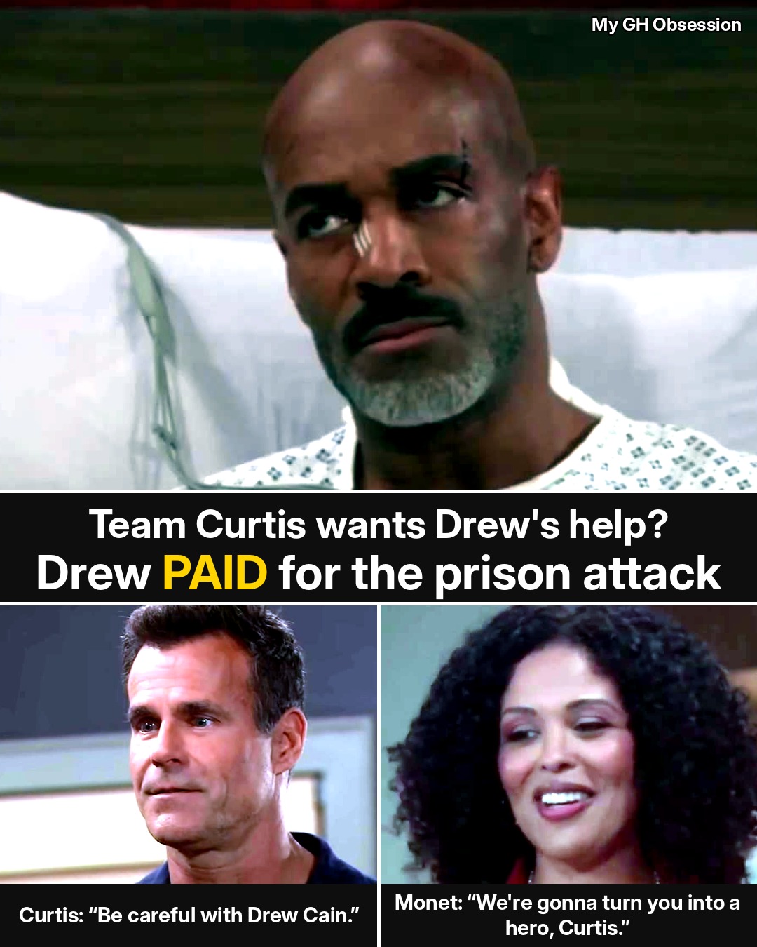 Monet Wants Drew on Team Curtis — Here’s Every Player in Curtis’s Fight to Get Out of Pentonville