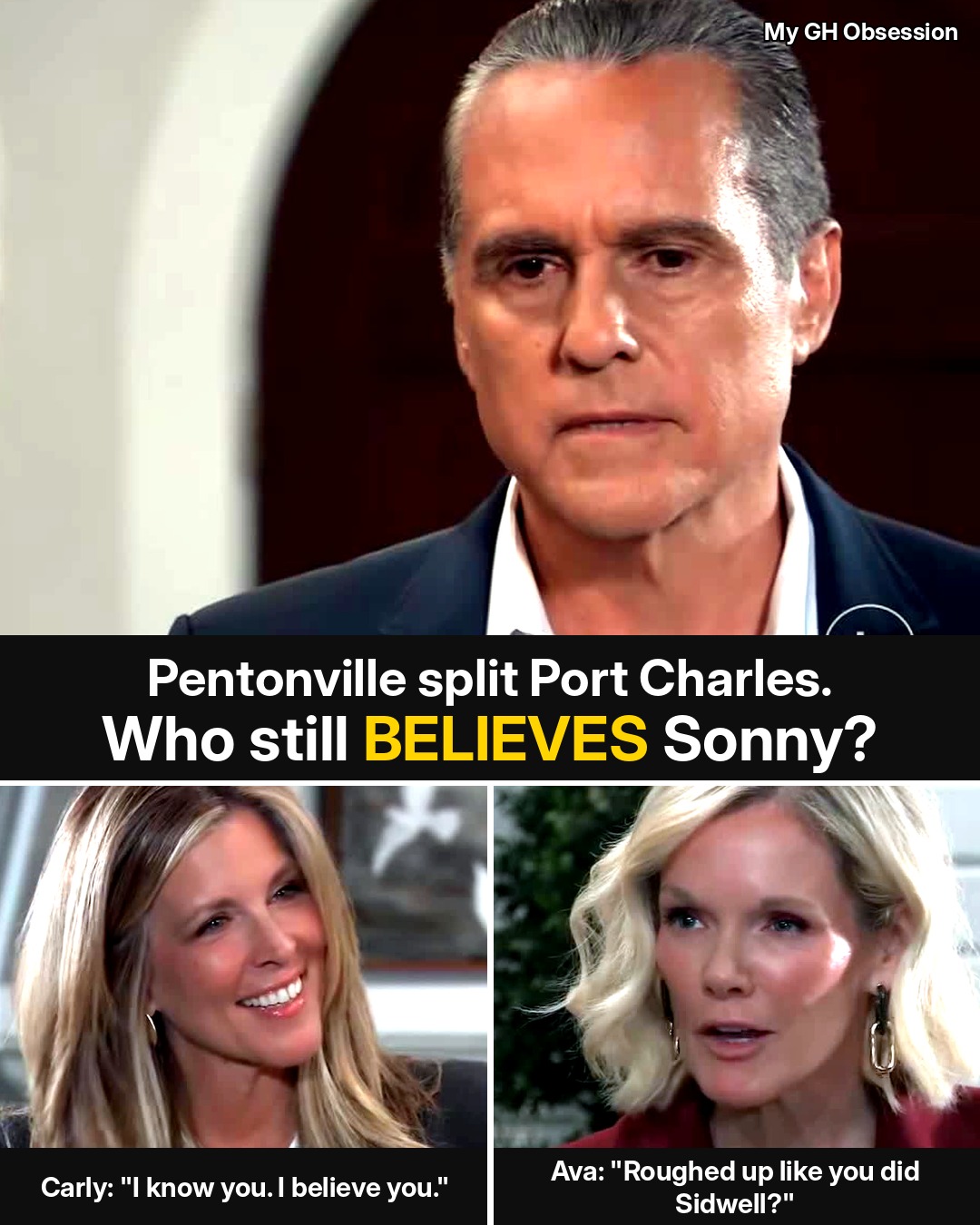 General Hospital: Who Still Believes Sonny About Pentonville — and Who Has Turned on Him (Full List)
