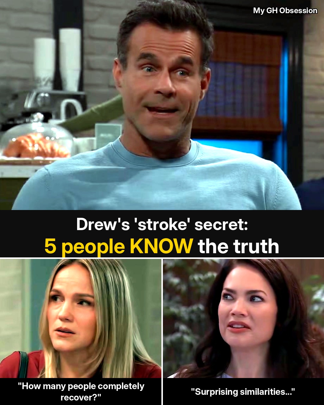General Hospital: Drew’s “Stroke” Was Never a Stroke — Every Person Who Knows the Truth (and the One Closing In)