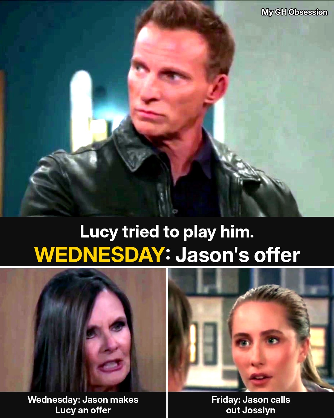 General Hospital Week of October 19–23, Day by Day — Jason Calls Out Serena, an Offer for Lucy, and a Friday Showdown With Josslyn