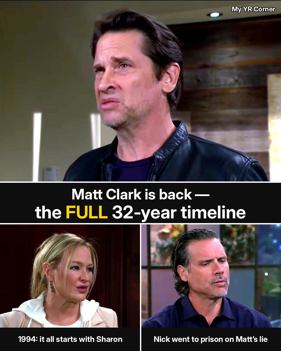 Young and the Restless: Matt Clark’s Full Timeline — Everything He Has Done to Sharon and Nick Since 1994