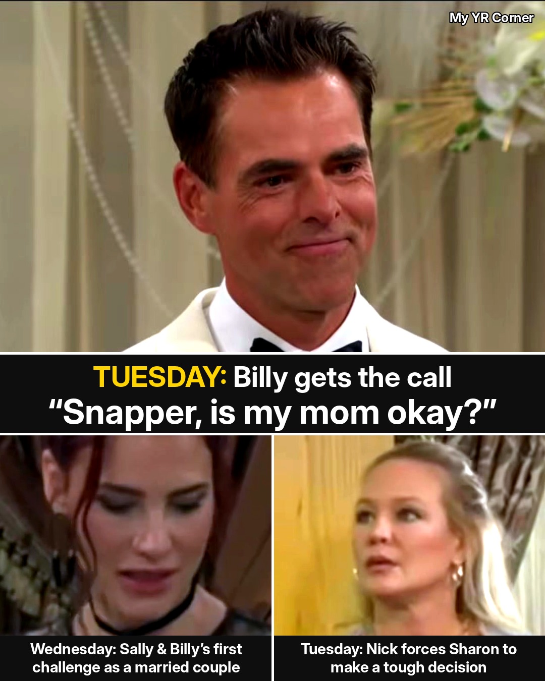 Young and the Restless: Day-by-Day Spoilers for October 19–23 — Billy’s Call About Jill, Sharon’s Tough Decision and Lily’s Health Update